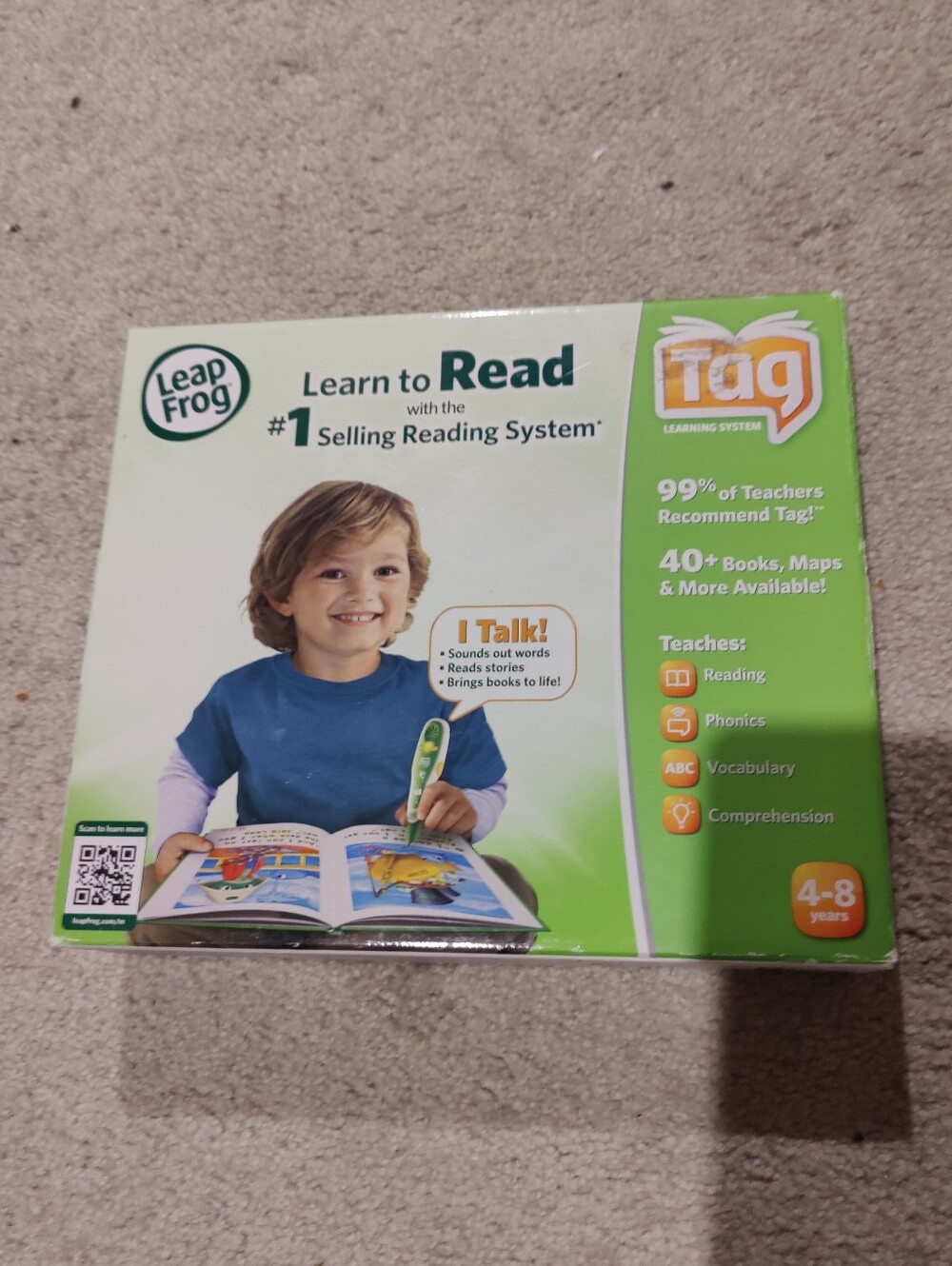 New!Tag Interactive Learning Reading Compr System Vintage Y2K Cottagecore Retro